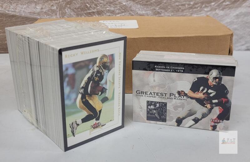2001 Fleer Premium NFL Football Trading Card Base Set #1 - #200 & 4 Subsets - Sealed