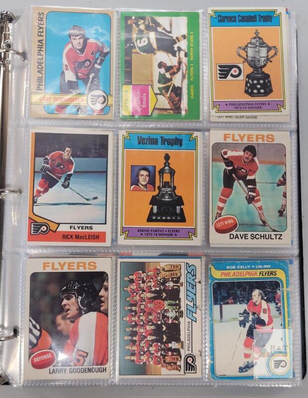 1972 - 2021 Philadelphia Flyers NHL Hockey Trading Card Singles , 200+ Trading Cards