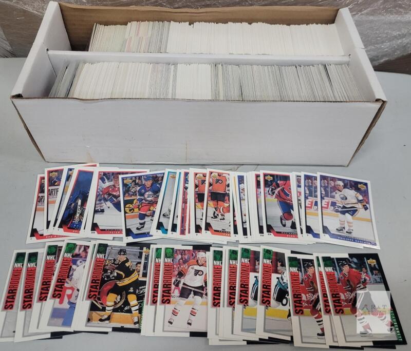 1992 - 1993 Upper Deck & Parkhurst NHL Hockey Trading Card Singles , 900+ Trading Cards