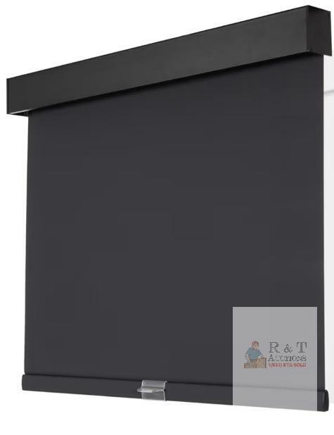 NEW Persilux Cordless Blackout Roller Shade, 48" x 72", Black, Thermal Insulated, UV Protection
