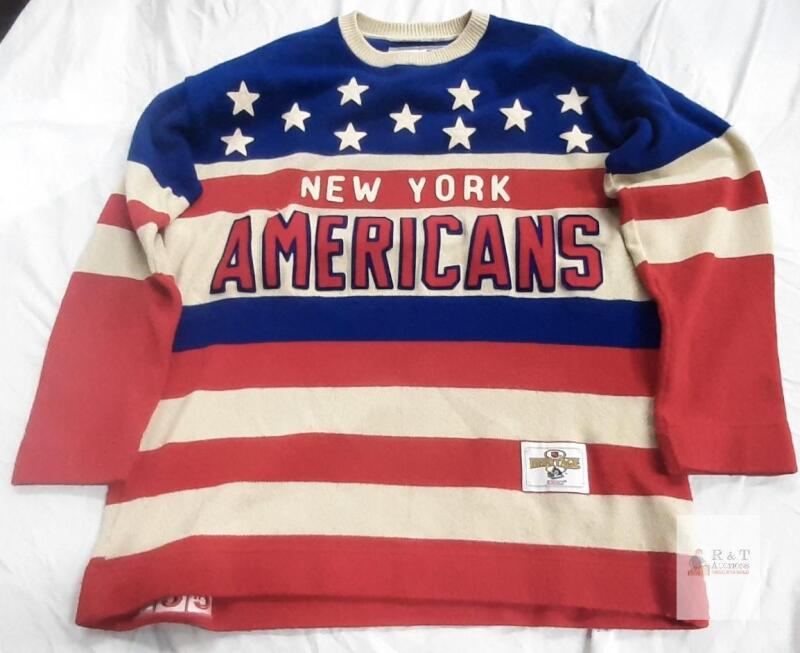 CCM Heritage New York Americans NHL Hockey Jersey XL &ndash; Vintage Design, Made in Canada
