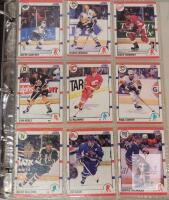 1990-91 Score NHL Hockey Trading Card Set in Binder . Appears Complete , Not every page checked
