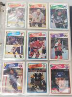 1988 - 1989 O Pee Chee NHL Hockey Trading Card Singles in Binder - Not Complete Set