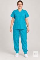 NEW Teal Medium Unisex Scrub Uniform Set (Top & Pants)
