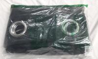 NICETOWN Blackout Curtain Panel, 52"x63", Black, Thermal Insulated, Soundproof