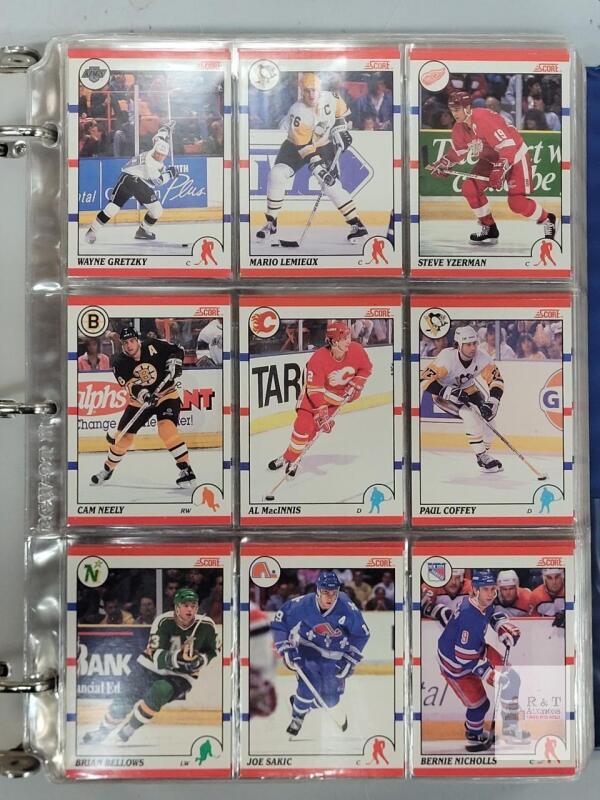 1990 - 91 Score NHL Hockey Trading Card Set & T Subset - Complete