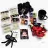 Halloween Mixed Lot &mdash; Vampire Teeth, Spiders, Horned Mask & Mug